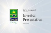 (NYSE: GNE) Investor Presentation