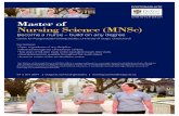 Master of Nursing Science (MNSc)