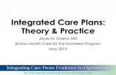 Integrated Care Plans: Theory & Practice