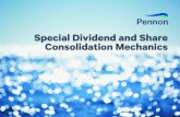 Special Dividend and Share Consolidation Mechanics