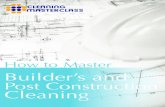 Builder’s and Post Construction Cleaning