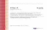 ITU-T Rec. G.671 (08/2019) Transmission characteristics of ...