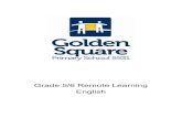 Grade 5/6 Remote Learning English