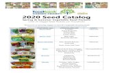 2020 Seed Catalog - Greater Lansing Food Bank