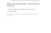 Big grammar exercise book