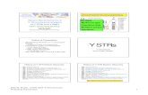 Outline of Presentation Y STRs - NIST