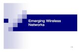 Emerging Wireless Networks - McMaster University