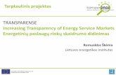 Increasing Transparency of Energy Service Markets ...