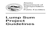 Lump Sum Project Guidelines