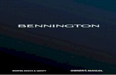 Bennington Pontoon Owner's Manual 2021
