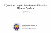 A Quantum Leap in Excellence Education Without Borders
