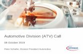 Automotive Division (ATV) Call - Infineon Technologies