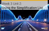 Week 3 Unit 2 - SAP