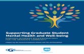 Supporting Graduate Student Mental Health and Well-being