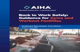 Back to Work Safely: Guidance for Gyms and Workout Facilities