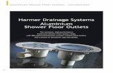 Harmer Drainage Systems Aluminium Shower Floor Outlets