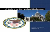 A Guide to Campaign Disclosure