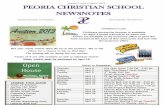 PEORIA CHRISTIAN SCHOOL NEWSNOTES - Clover Sites