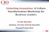 Unlocking Innovation: A Culture Transformation Workshop ...