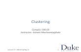 Clustering - courses.cs.duke.edu