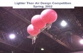Lighter Than Air Design Competition Spring, 2002