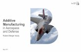 Additive Manufacturing in Aerospace and Defense