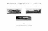 HISTORICAL AND ARCHITECTURAL SURVEY OF ANDERSON COUNTY ...