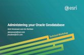 Administering your Oracle Geodatabase - Esri