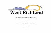 CITY OF WEST RICHLAND STANDARD DETAILS