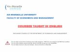 AIX-MARSEILLE UNIVERSITY FACULTY OF ECONOMICS AND …