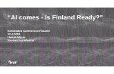 “AI comes - Is Finland Ready?”
