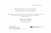 Mergers and Business Model Assimilation: Evidence from Low ...