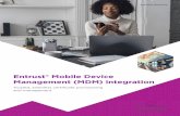 Entrust® Mobile Device Management (MDM) integration