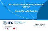 IFC GOOD PRACTICE HANDBOOK ON CIA SIX-STEP APPROACH