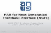 PAR for Next Generation ronthaul nterface (NGFI)