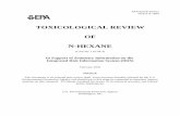 TOXICOLOGICAL REVIEW OF N-HEXANE
