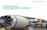 Onshore composite pipe