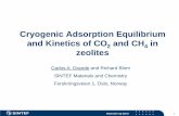 Cryogenic Adsorption Equilibrium and Kinetics of CO and CH ...