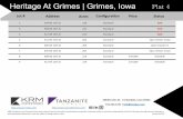 Heritage At Grimes | Grimes, Iowa Plat 4 - Tanzanite Homes
