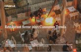 Restaurant Scene 2021:Consumer Trends