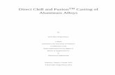 Direct Chill and Casting of Aluminum Alloys