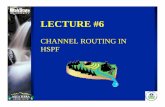 CHANNEL ROUTING IN HSPF