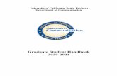 Graduate Student Handbook 2020-2021