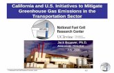 California and U.S. Initiatives to Mitigate Greenhouse Gas ...