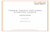 TRAKA TOUCH GETTING STARTED GUIDE UD0109