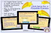 2 Digital Boom Cards to teach and practice the Doubling ...