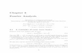 Chapter 3 Fourier Analysis