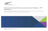 Government Procurement Rules: 4th edition