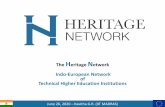 Heritage Network Indo-European Network of Technical Higher ...