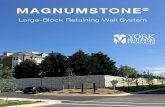 Large-Block Retaining Wall System - York Building Products